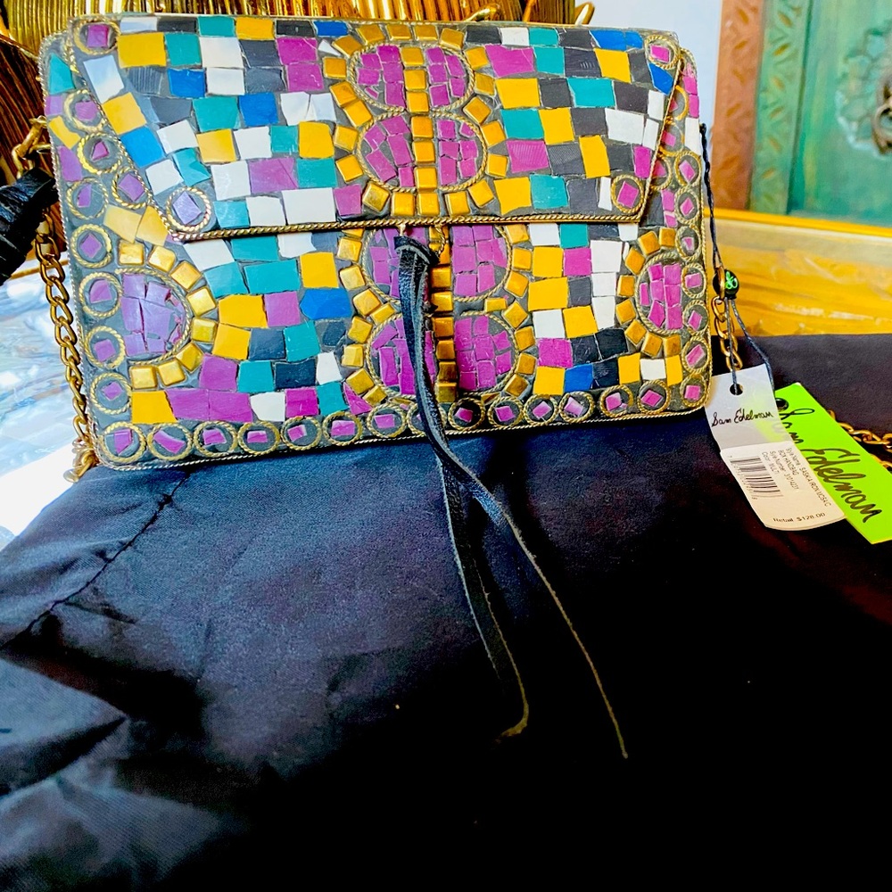 Sam Edelman Saskia Iron Mosaic Crossbody